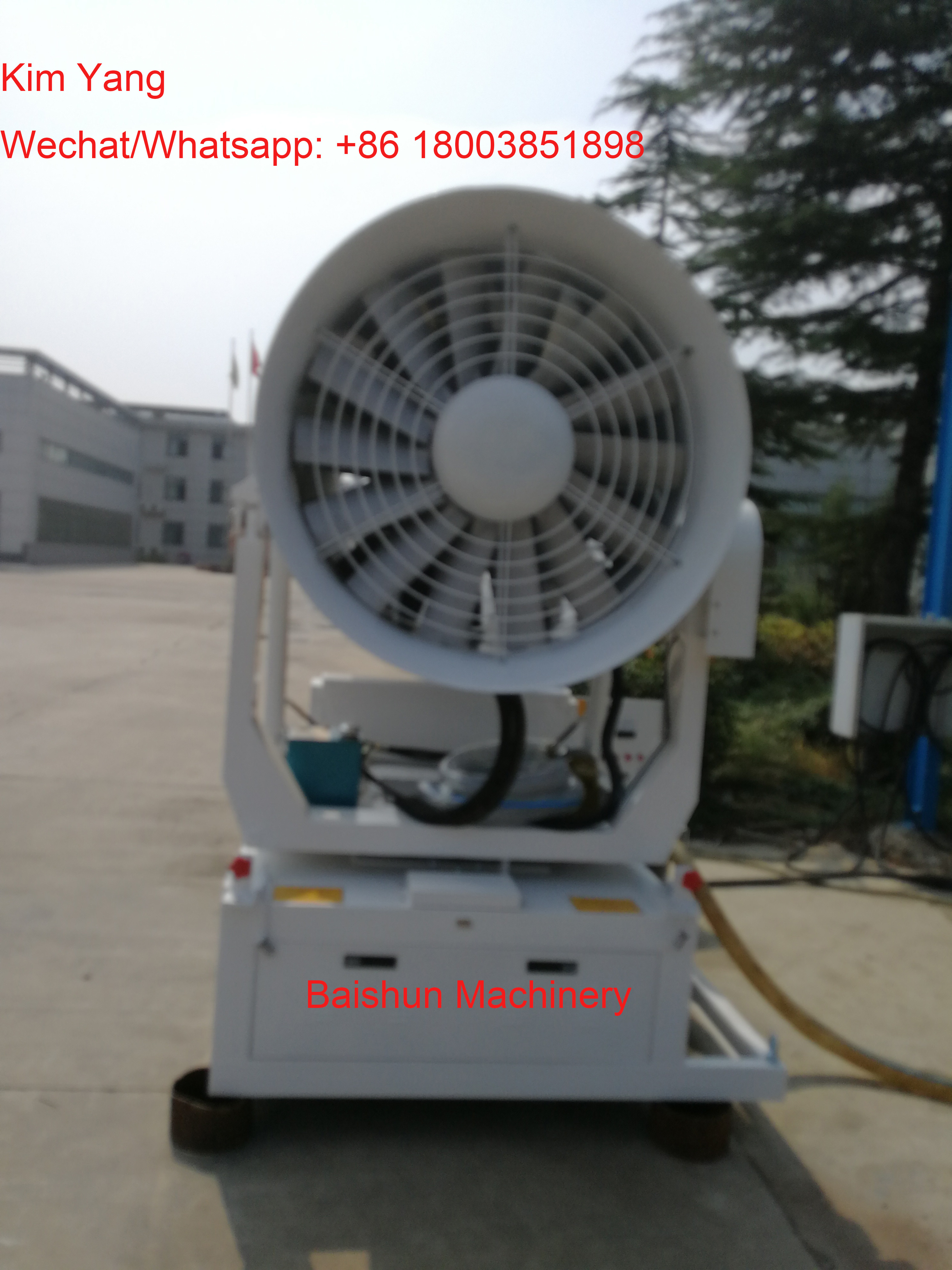 30 meters automatic dust suppression cannon dust removal spray machine