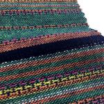 Washed Gingham Woven Stripe Cotton Linen Jacquard Fabric 110gsm