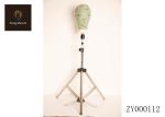 Green Floral Color 9.45 inch height Wig Making Head / Wig Dome Head