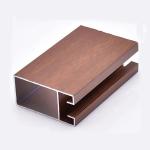 ISO9001 Slim Aluminium Door Frame Sections 6063 Powder Coating Glass Door