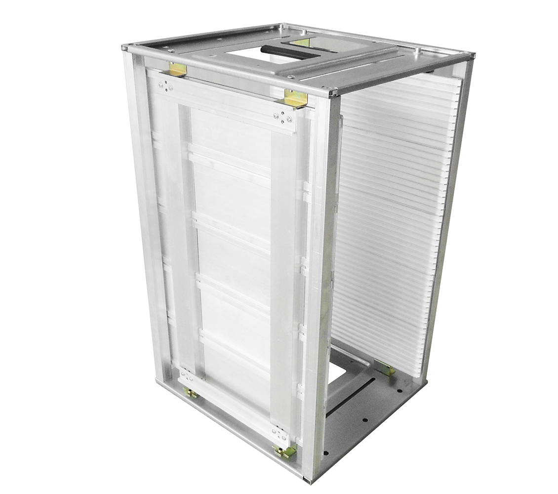 Automated Retrieval 200 Degree PCB Antistatic Magazine Rack
