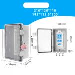 Electrical Cable Distribution Power Socket Box Rainproof Outdoor Plastic