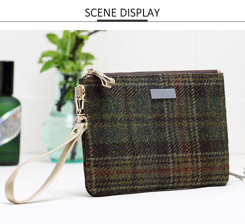 Zipper Polyester Waterproof Portable Cosmetic Bag