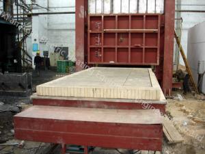 China Electric Melting Tempering Car Furnace , Industrial Heat Treat Oven Equipment wholesale