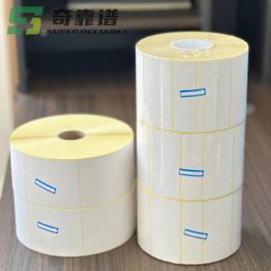China BPA Free Adhesive Thermal Paper Sticker Blank Thermal Label for Europe Market wholesale