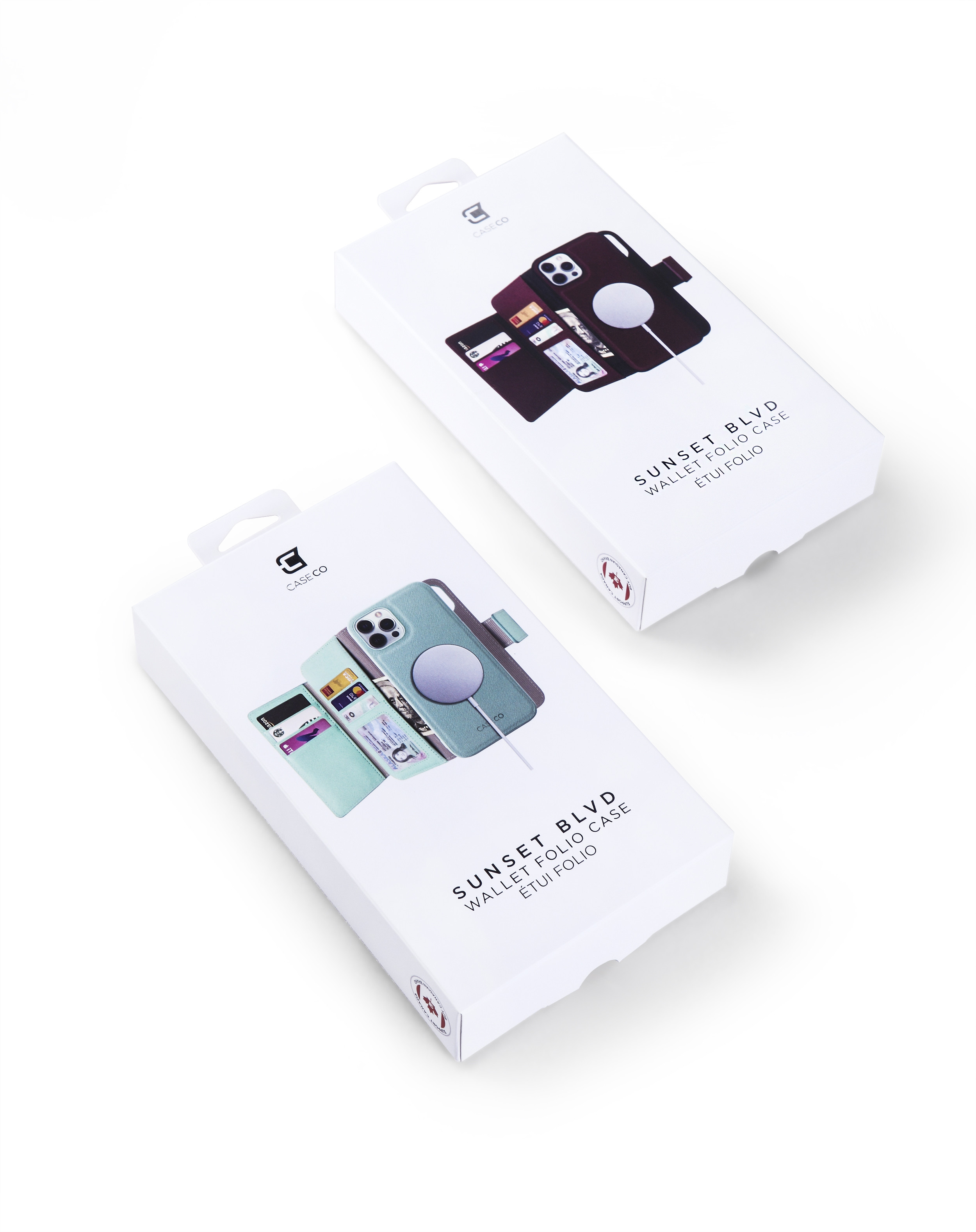 Full Color Tempered Glass Packing Box Printing Logo Silver Foiled With Hoop Up