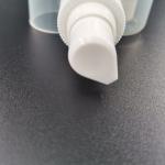 White Ribbed Collar 24mm Cream Dispenser Pump