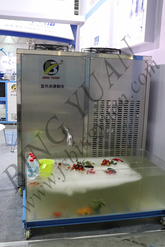 Water Cooling 15T 13.5KW 380V Automatic Ice Maker Machine