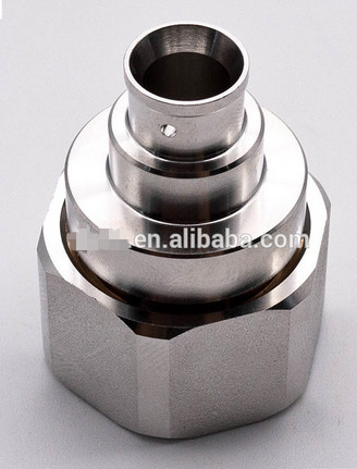 4.3-10 connector Male straight solder type for 1/4" Superflex cable Factory made All brass Tri-alloy body PIM ≤-160dBC