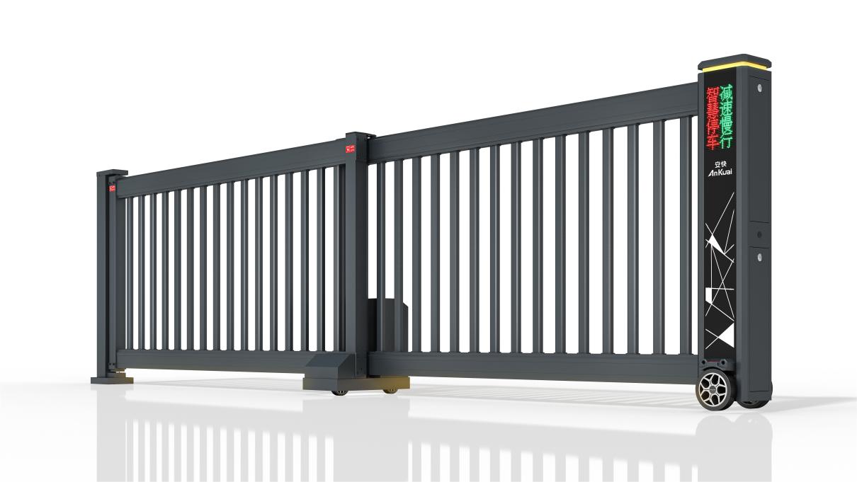 Remote Control Automatic Telescopic Sliding Gate Aluminum Metal Garden Guide Rail