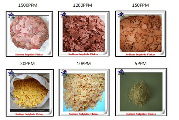 1500 ppm Sodium Sulfide Na2S 60% For Reducing Agent / Tannery CAS 1313-82-2