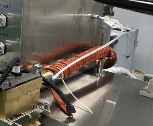 110V 200V 240V Softgel Encapsulation Machine Parts Silicon Cloth Heater For Gel Transfer Pipe
