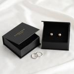 Magnetic Jewelry Rigid Packaging Box Luxury With Hot Stamping Logo