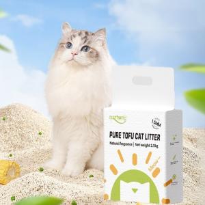 China White Tea Scent Tofu Cat Litter Degradable Tofu Soya Cat Litter wholesale