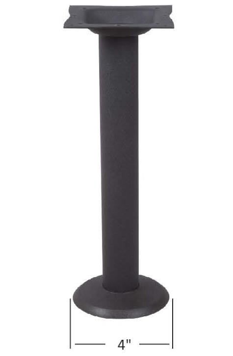 Bistro Table bases Bolt Down Table leg Cast iron Powder Coat Restaurant Furniture