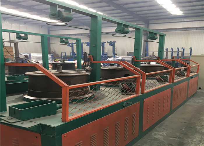 Vertical Industrial Automatic Wire Drawing Machine For High / Medium Carbon Steel