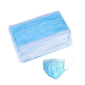 China 3 Ply Disposable Non Woven Face Mask / Melt Blown 3 Ply Disposable Face Mask wholesale