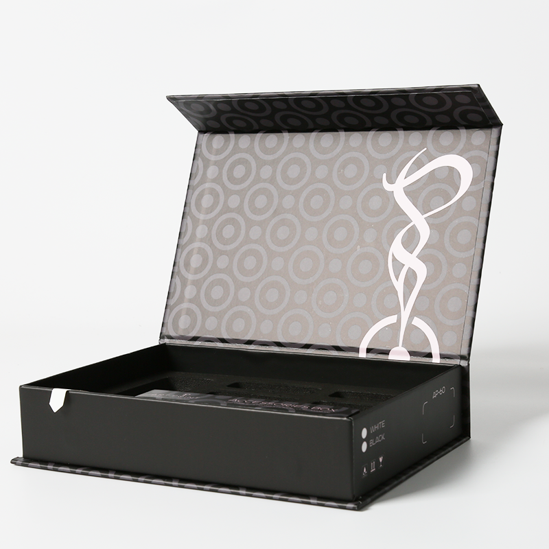 Foldable Magnetic Gift Box For Perfume Custom Logo Packaging Boxes Sponge Insert