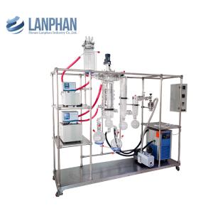 China Wiped Film Distillation Equipment 120w 3L Essential Oil Heating wholesale