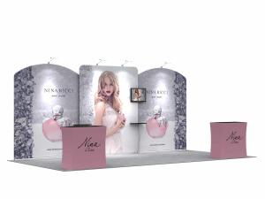 China Tension Fabric Trade Show Booth Displays , Business Booth Displays Luxury Banner wholesale