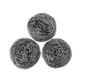 China Non Toxic Material Stainless Steel Scrubbers , Long Lifetime Scouring Pad Safe For Stainless Steel wholesale
