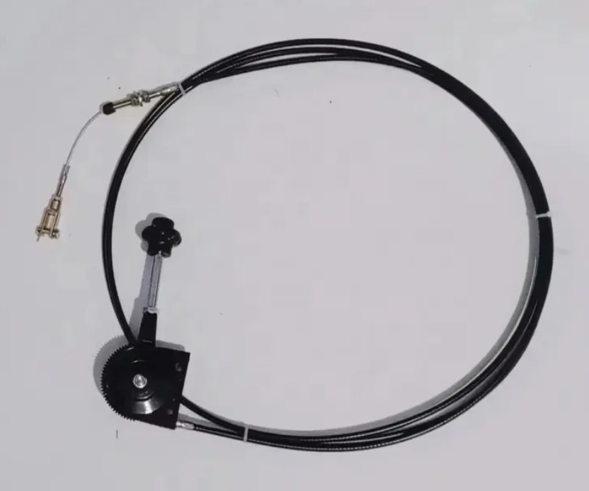 Customizable Rubber Throttle Cable for Excavator Modification Manual