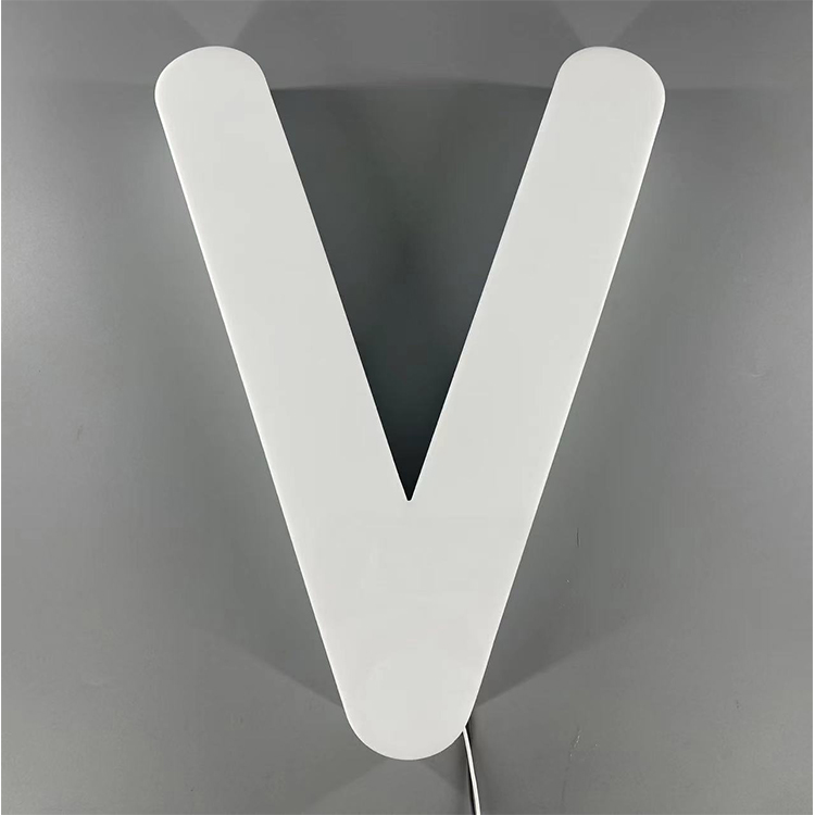 Wholesale Customization Acrylic Front And Back Side Led Luminous Characters Led Letter Marking