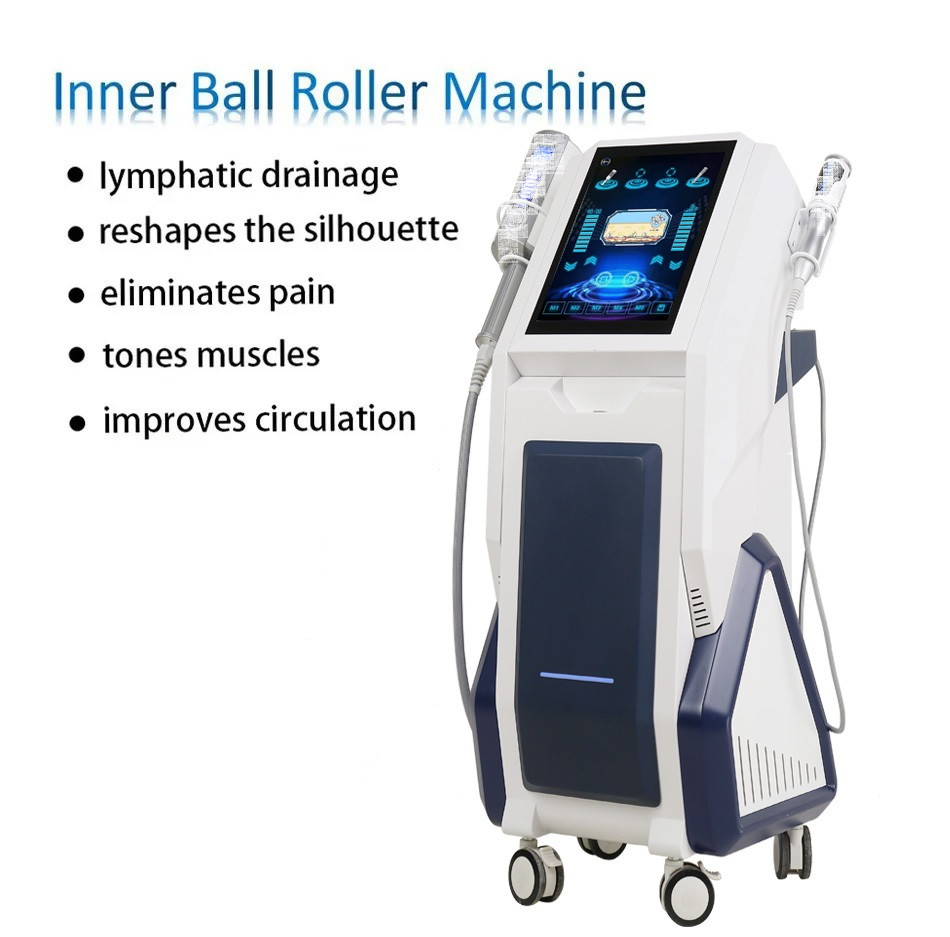 Fat Burning Cellulite Treatment Machine , 8D Inner Ball Vacuum Cavitation Roller