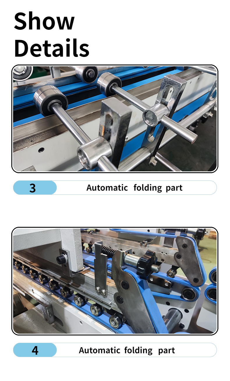 4.5kw Water Soluble Cold Glue Gluing Machine for ZH800 Automatic Folding and Gluing