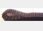 Continuous Rubber Excavator Tracks Joint Free BA Tread Pattern