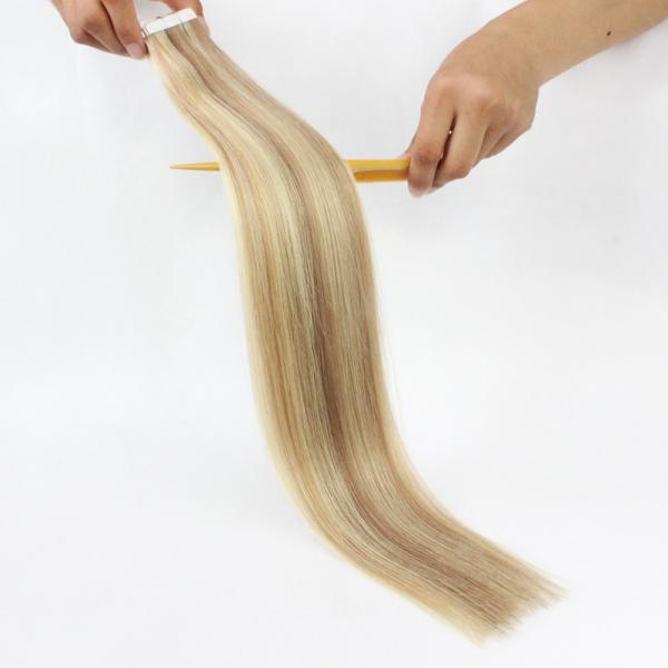 Large Stock Top Quality Virgin Hair remy russian hair double drawn tape hair extensions