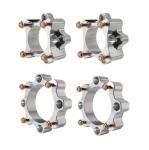 Aluminum Quad Wheel Spacers , High Precision Silver Utv Wheel Spacers