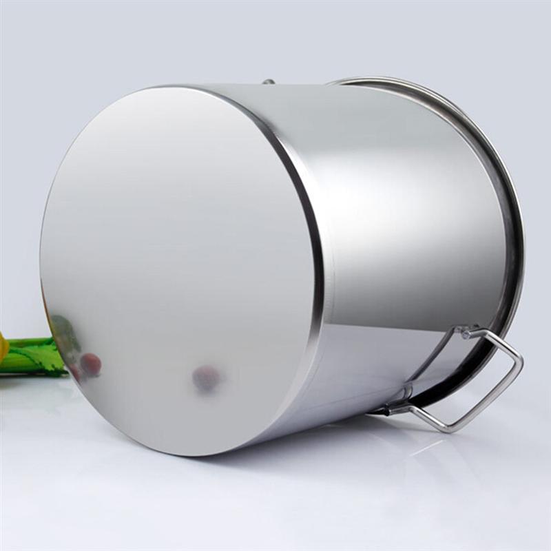 201 Stainless Steel Commercial Bucket Heavy Duty Cooking Pot