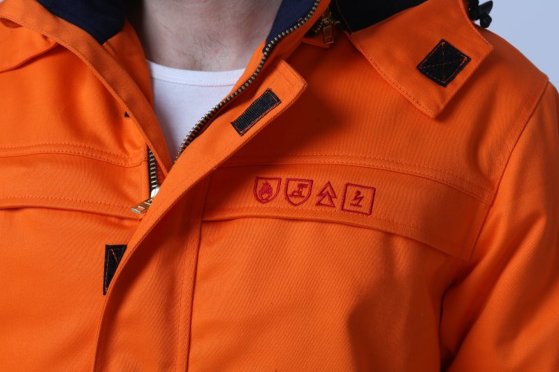 OEM Flame Retardant Workwear 350gsm Flame Proof Jacket