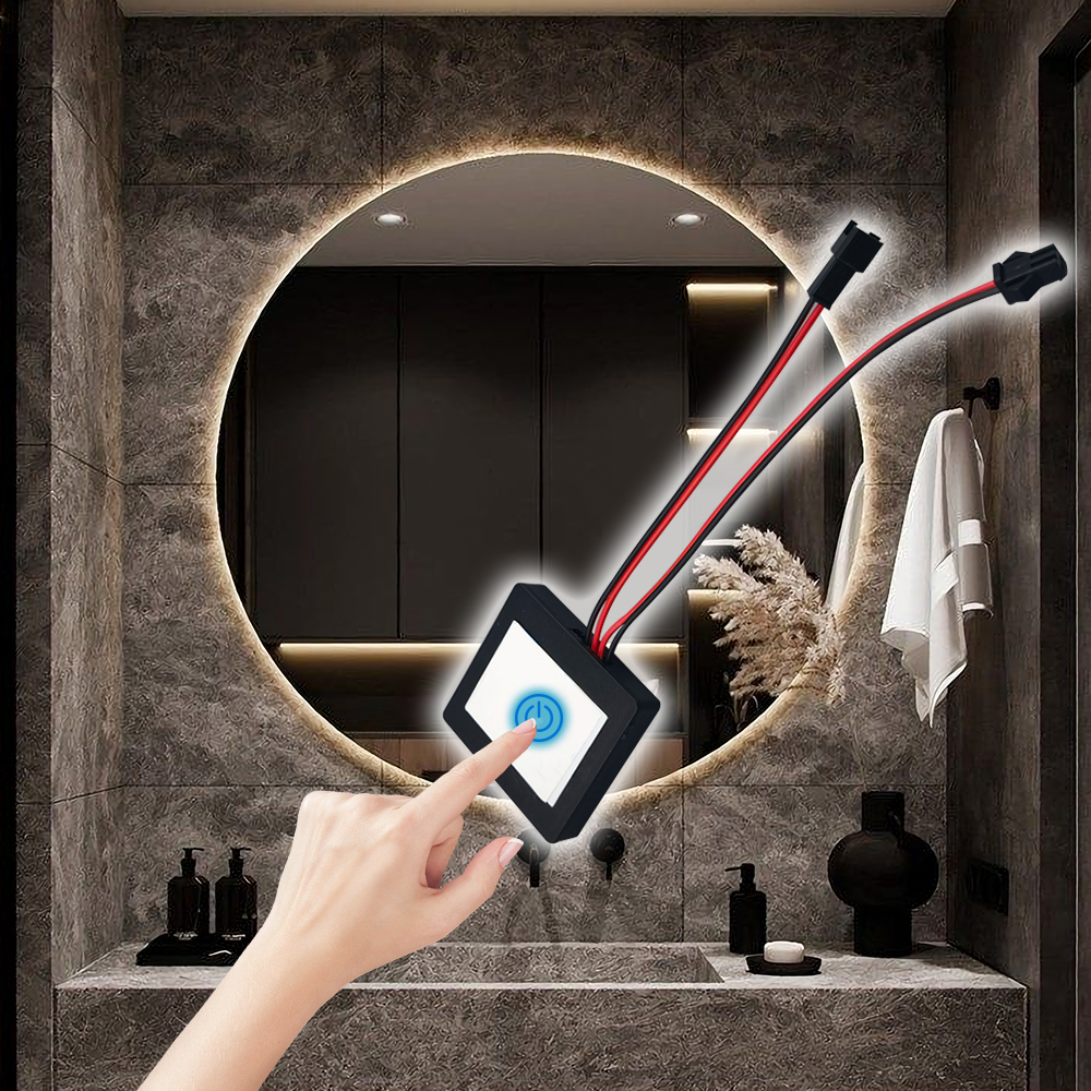 12V24V 5A 60W One Key Defogger One Color Selected Bathroom Mirror Touch Sensor Switch
