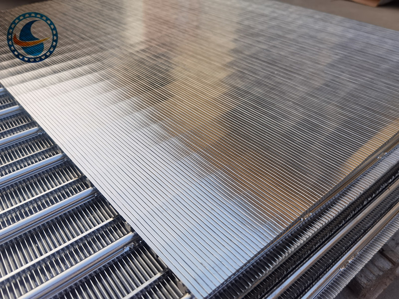 500um Aisi 304 Slot Wedge Wire Screen Panels For Filtration