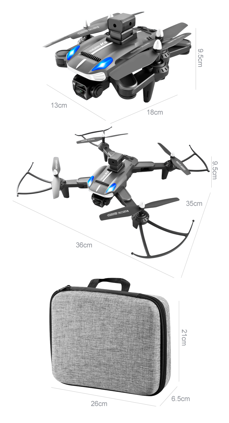 K8 Pro Drone Kit DIY with Camera 4K Ultra HD Camera Drones One Key Takeoff/Landing Private Mold Hot Hotsale