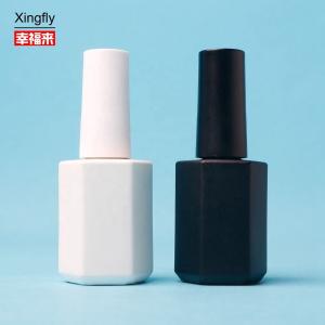 China Empty 12ml Nail Polish Bottle Packaging Glass Luxury Uv Gel Polish Bottle wholesale