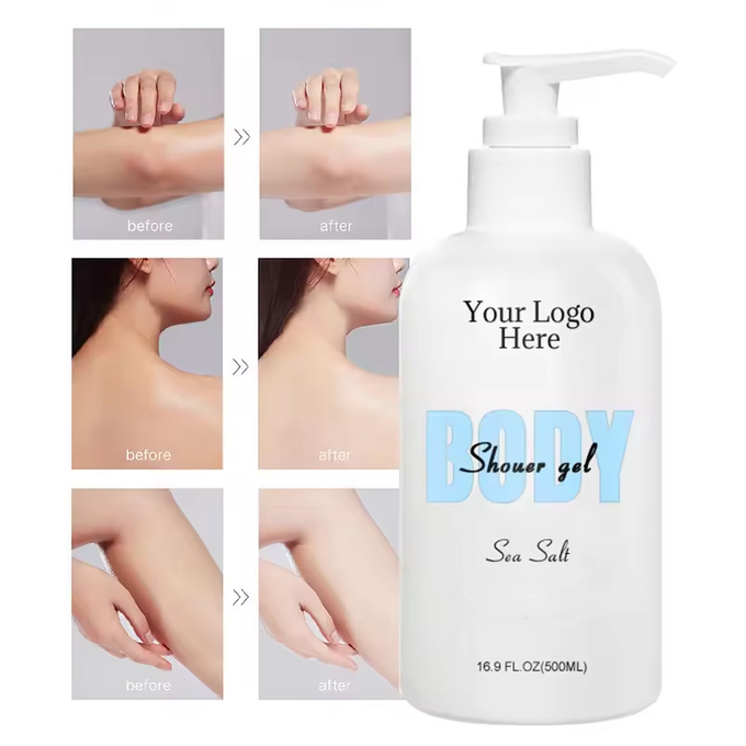 Whitening Nourishing Clean Body Scrub Skin Hydrating Refresh Sea Salt Shower Gel