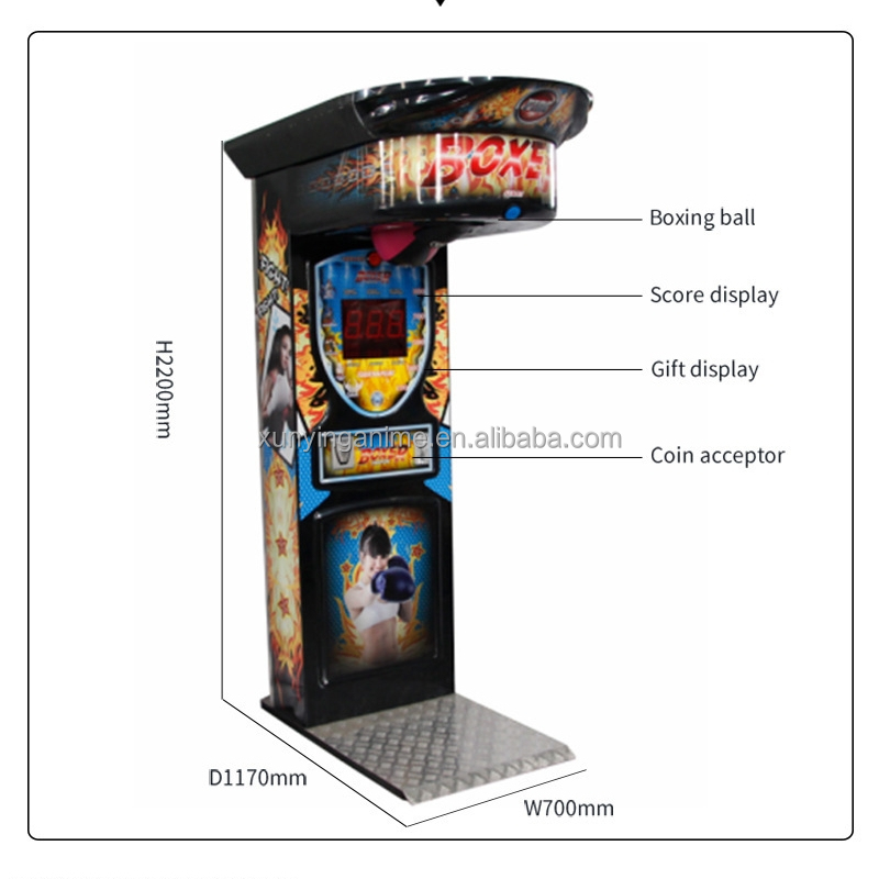Street Basketball Ball Boxing Punch Machine For Fun Fitness 180W
