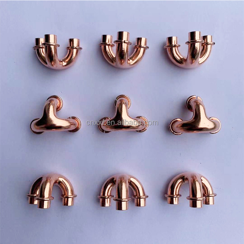 Various Types Copper Tee T18033/EN1057/ASTM B88/AS1432 Fittings TP2 Cu-DHP C12200 C1220 Forged for Pipe Lines Connect