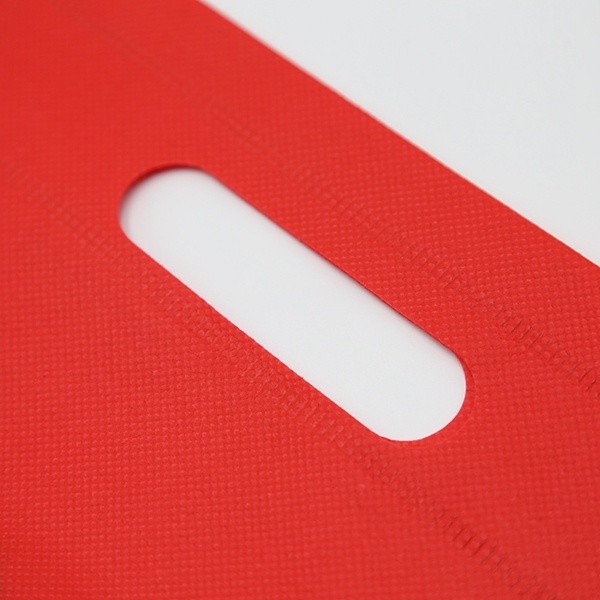 80gsm Customized printing hot sale non woven D-cut bag