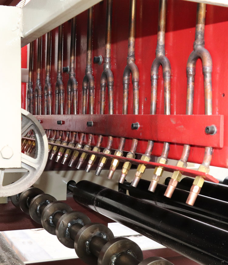 LINSING Flamed Stone Finish Processing Machine for Chiseled Rough Picking Granite Slab