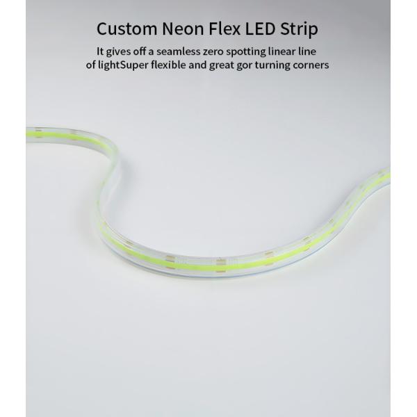 8mm Width Green RGB COB LED Strip Light DC12V DC24V Commercial Decorative Neon Light