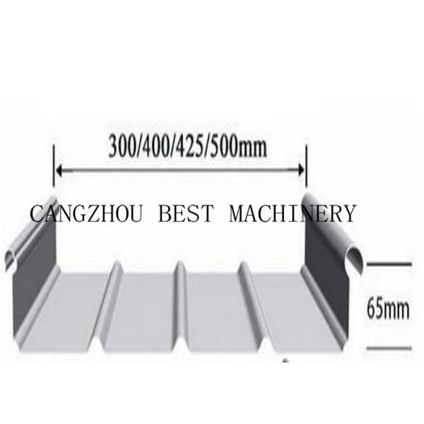 Portable Metal Roofing Sheet Roll Forming Machine , Standing Seam Roof Panel Machine