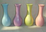 Kitchen Decoration Handmade Flower Pot , Pearlized Finishing Ceramic Flower Vase