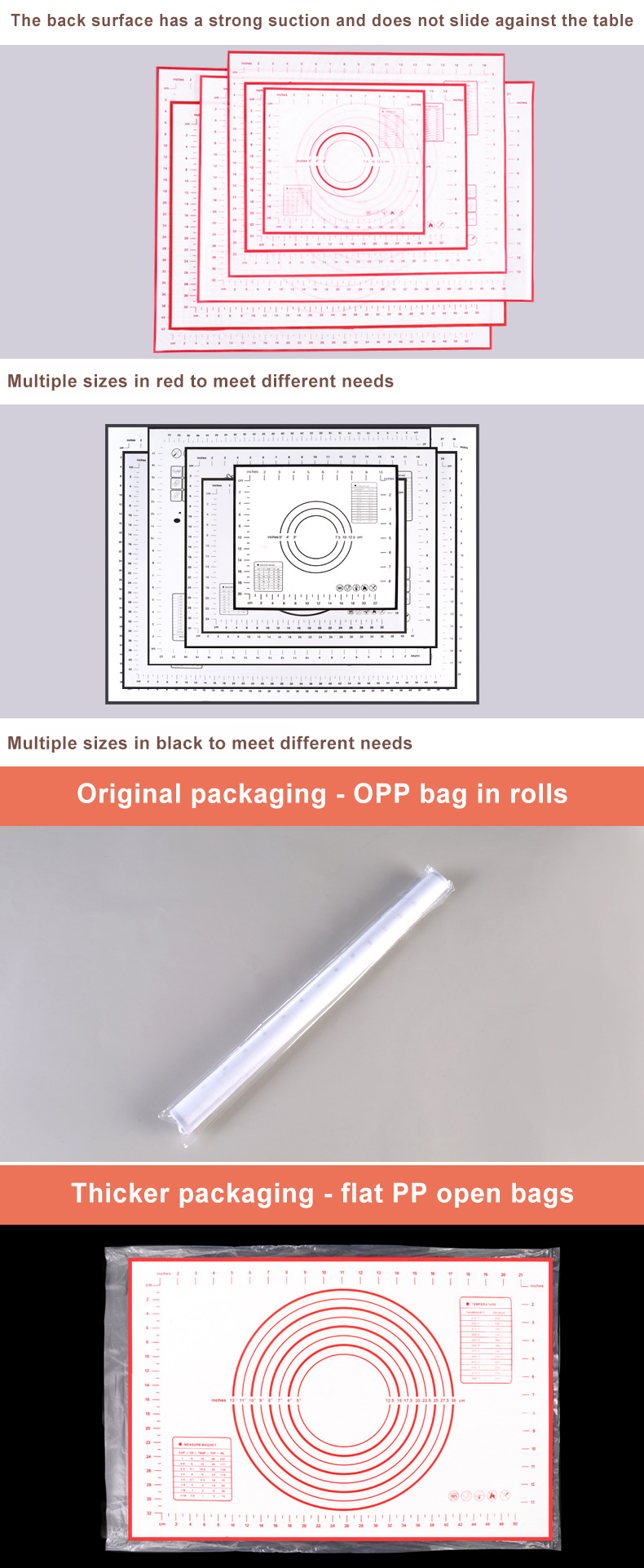OEM Logo Silicone Baking Mat With Circles
