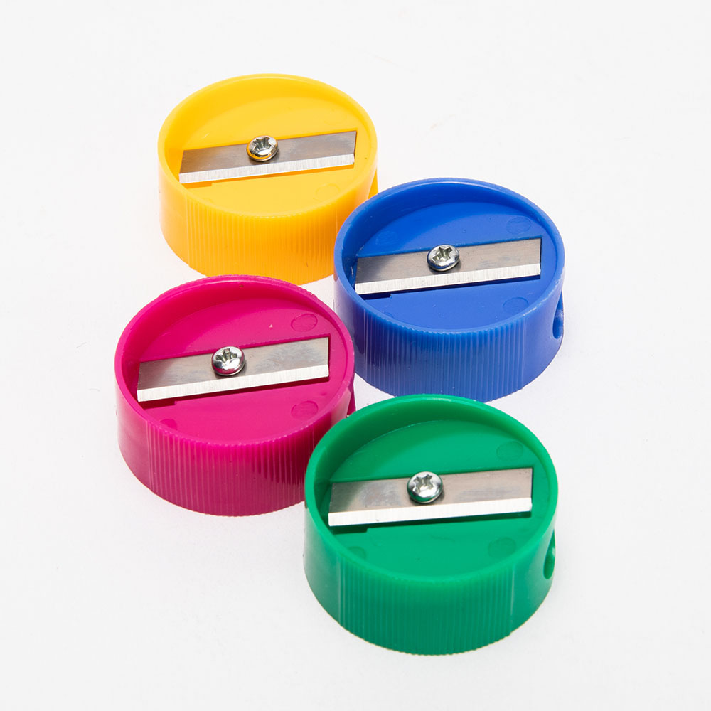 Fancy Colorful Handheld Pencil Sharpener Lightweight