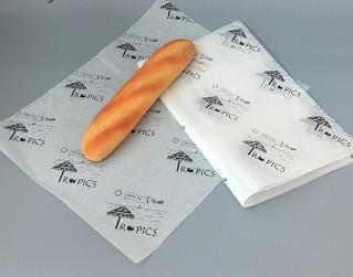 Smooth Fabric Food Print Wrapping Paper , 75gsm Food Packing Paper
