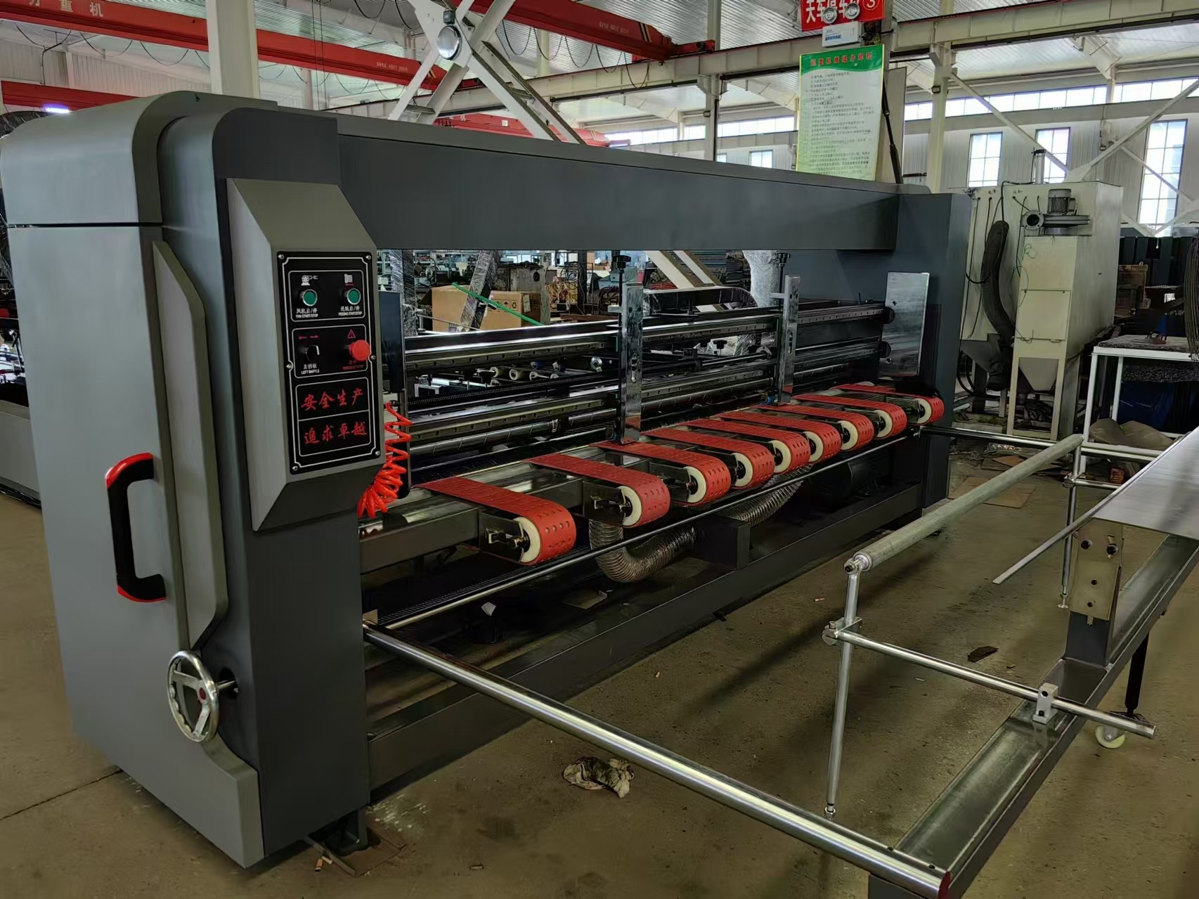 Corrugated Board Carton Box Folder Gluer Machine High Speed